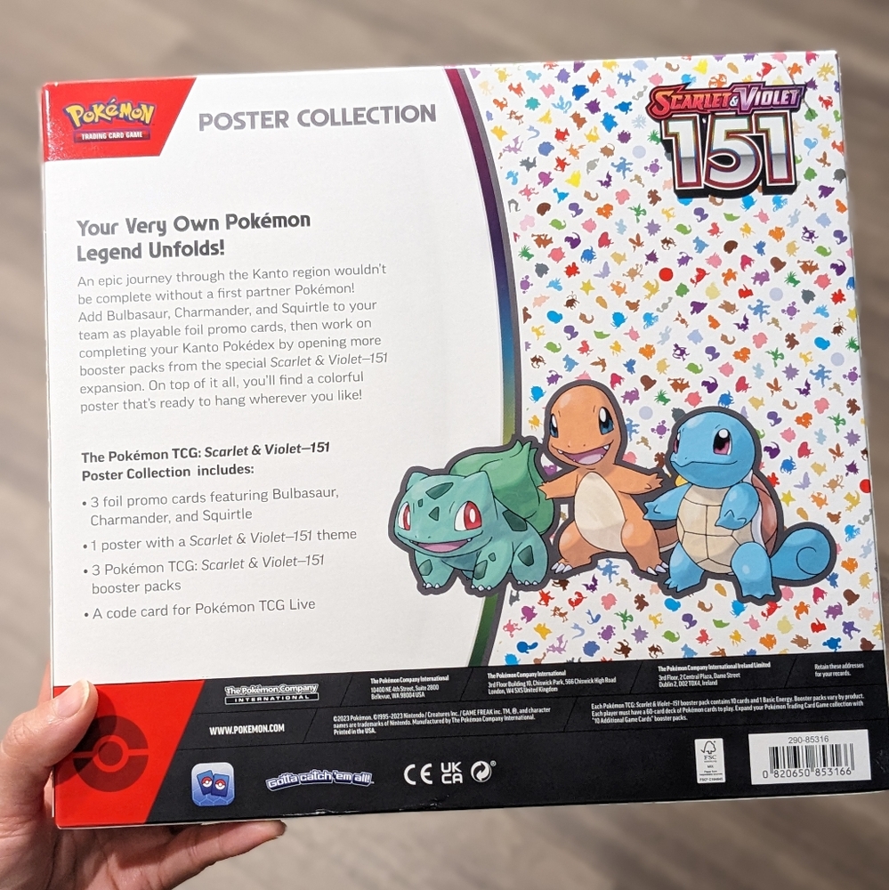 NEW Pokemon 151 Poster Collection, 3x booster packs and poster, Pokemon Cards - Picture 2 of 7